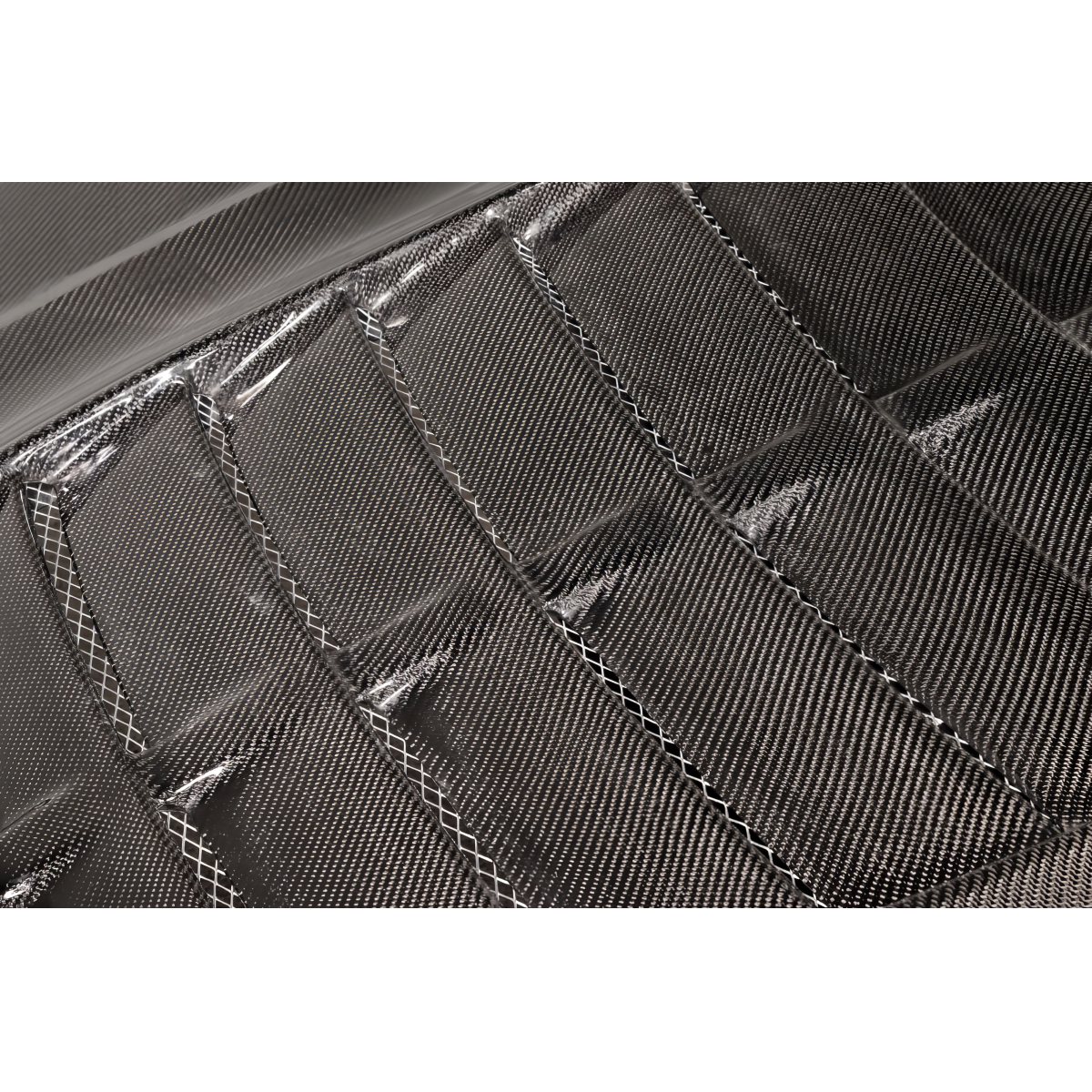 Modify your Ford Mustang 1994 with our Exterior/Hoods - Image shows a top down view of the hood part