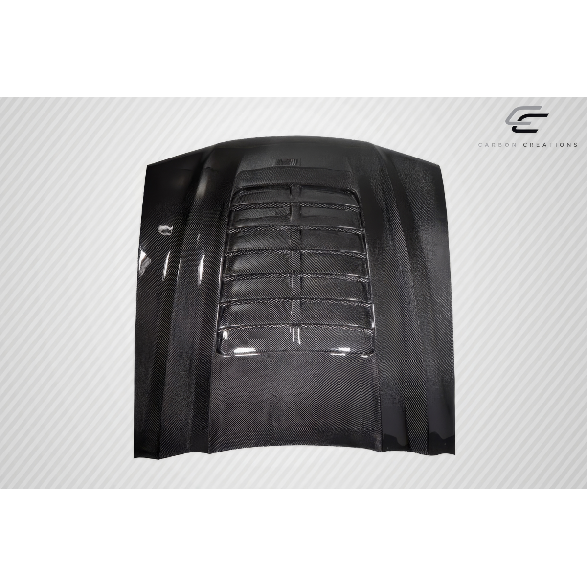 Modify your Ford Mustang 1994 with our Exterior/Hoods - The part is shown from a top-down angle