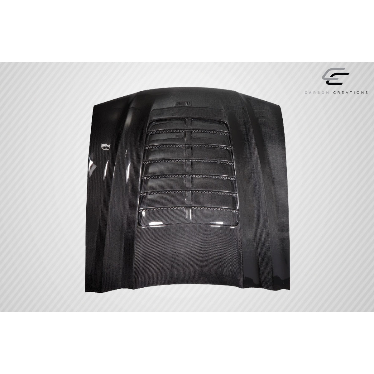 Modify your Ford Mustang 1994 with our Exterior/Hoods - The part is viewed from a top angle