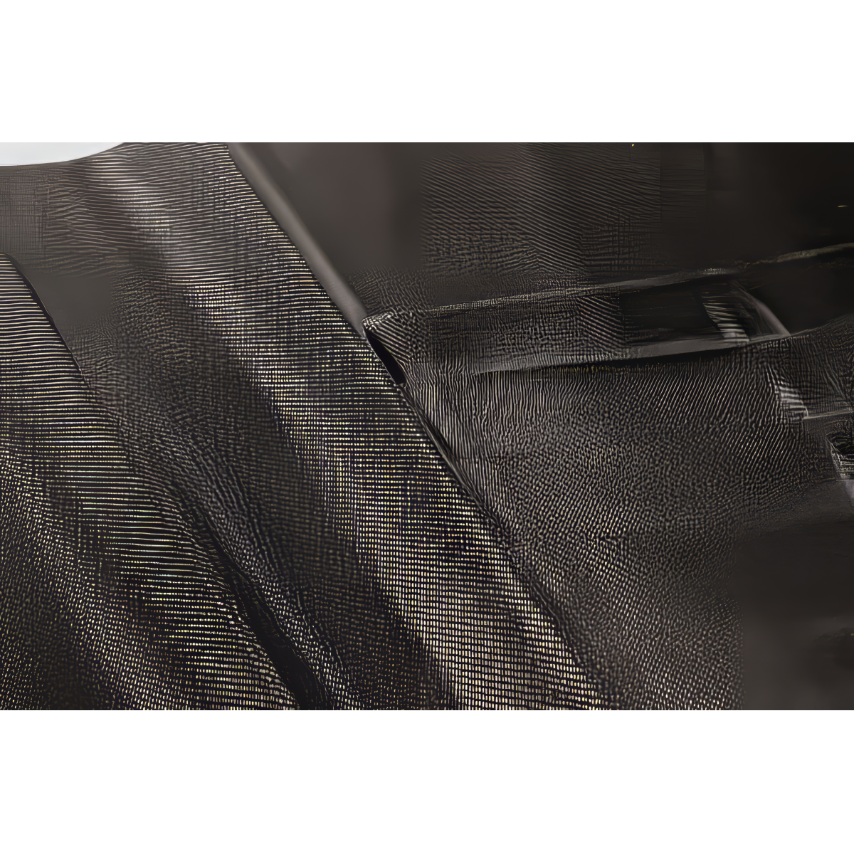 Modify your Ford Mustang 1994 with our Exterior/Hoods - Top view of carbon fiber hood design