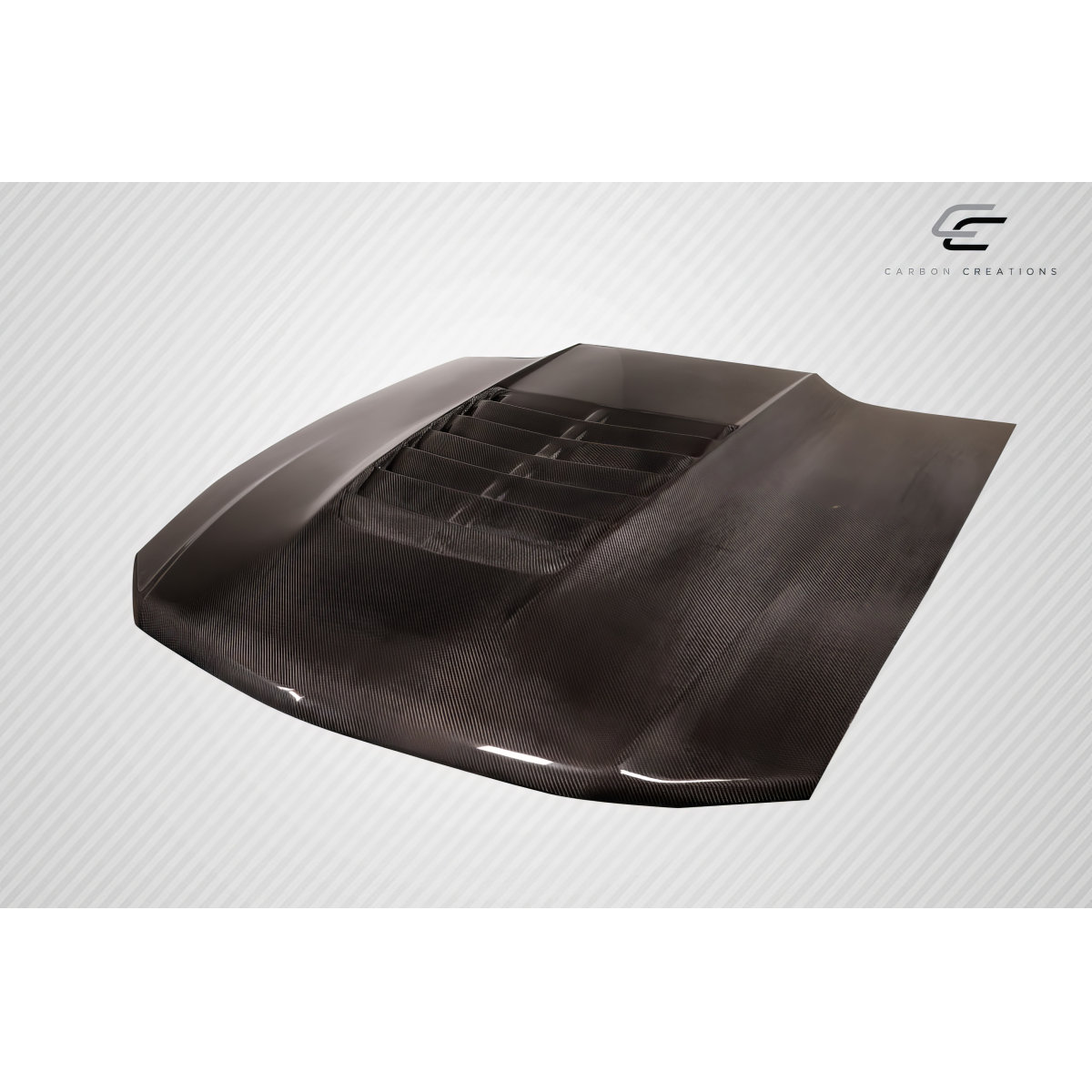 Modify your Ford Mustang 2010 with our Exterior/Hoods - Part is shown from a top down angle