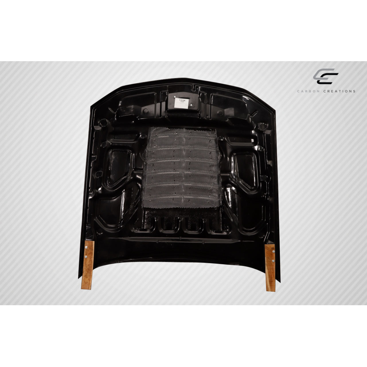 Modify your Ford Mustang 2010 with our Exterior/Hoods - Part seen from top down angle