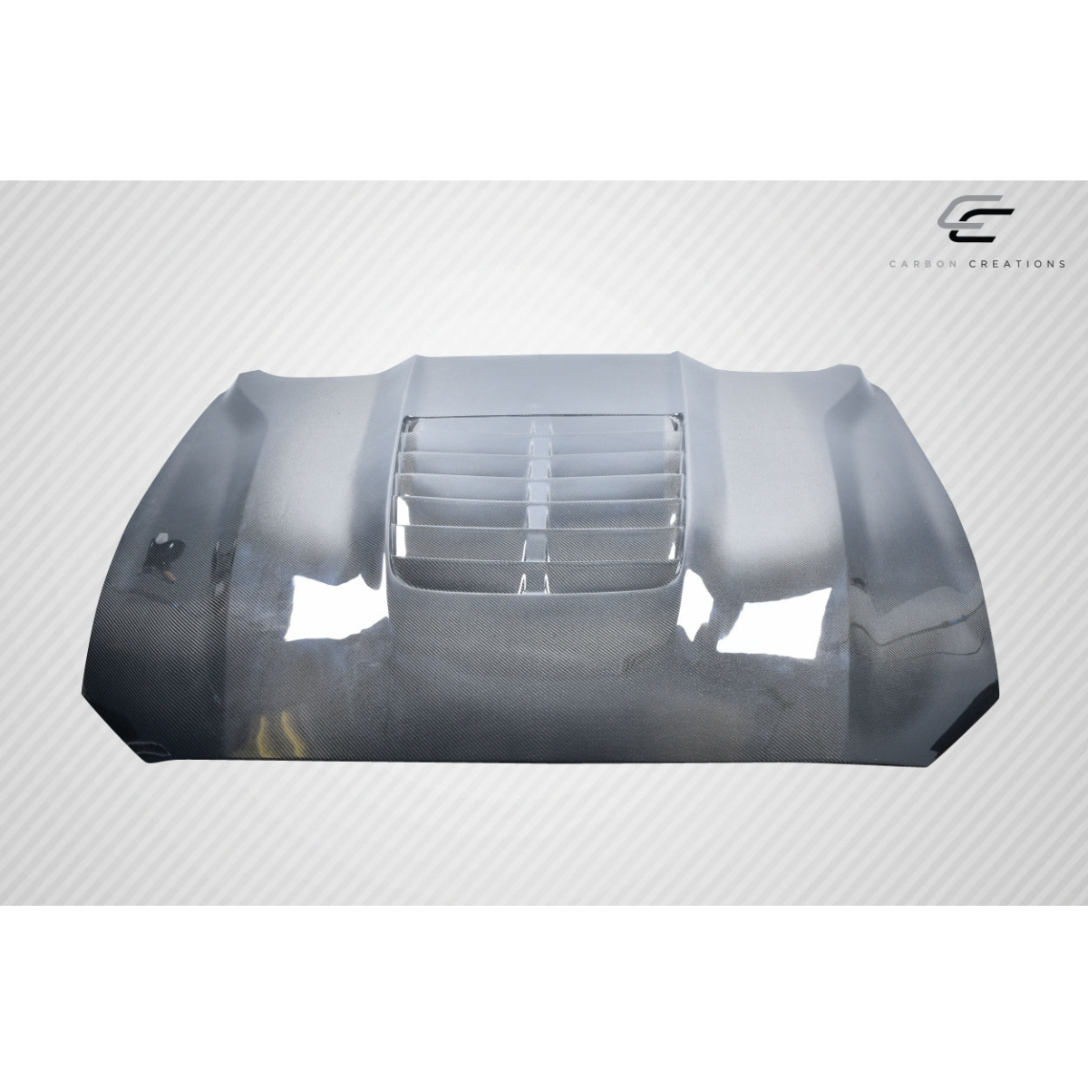 Modify your Ford Mustang 2018 with our Exterior/Hoods - Viewed from above at a slight angle