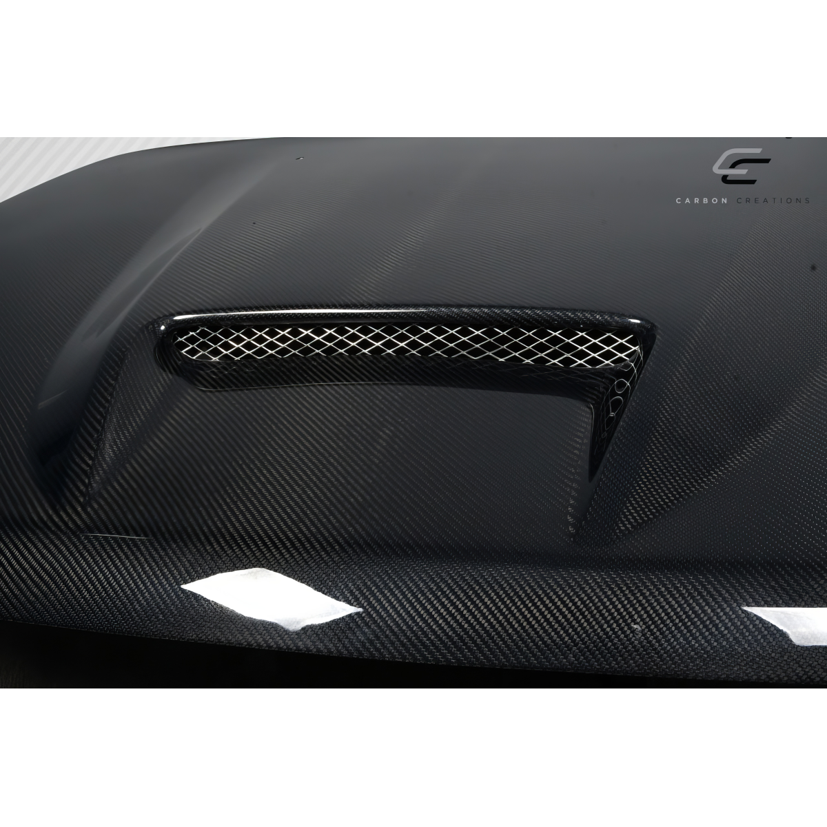 Modify your Jeep Cherokee 2005 with our Exterior/Hoods - Image shows hood at a slight overhead angle