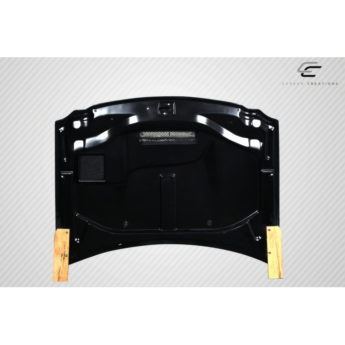 Modify your Jeep Cherokee 2005 with our Exterior/Hoods - Top-down view of hood displayed flat