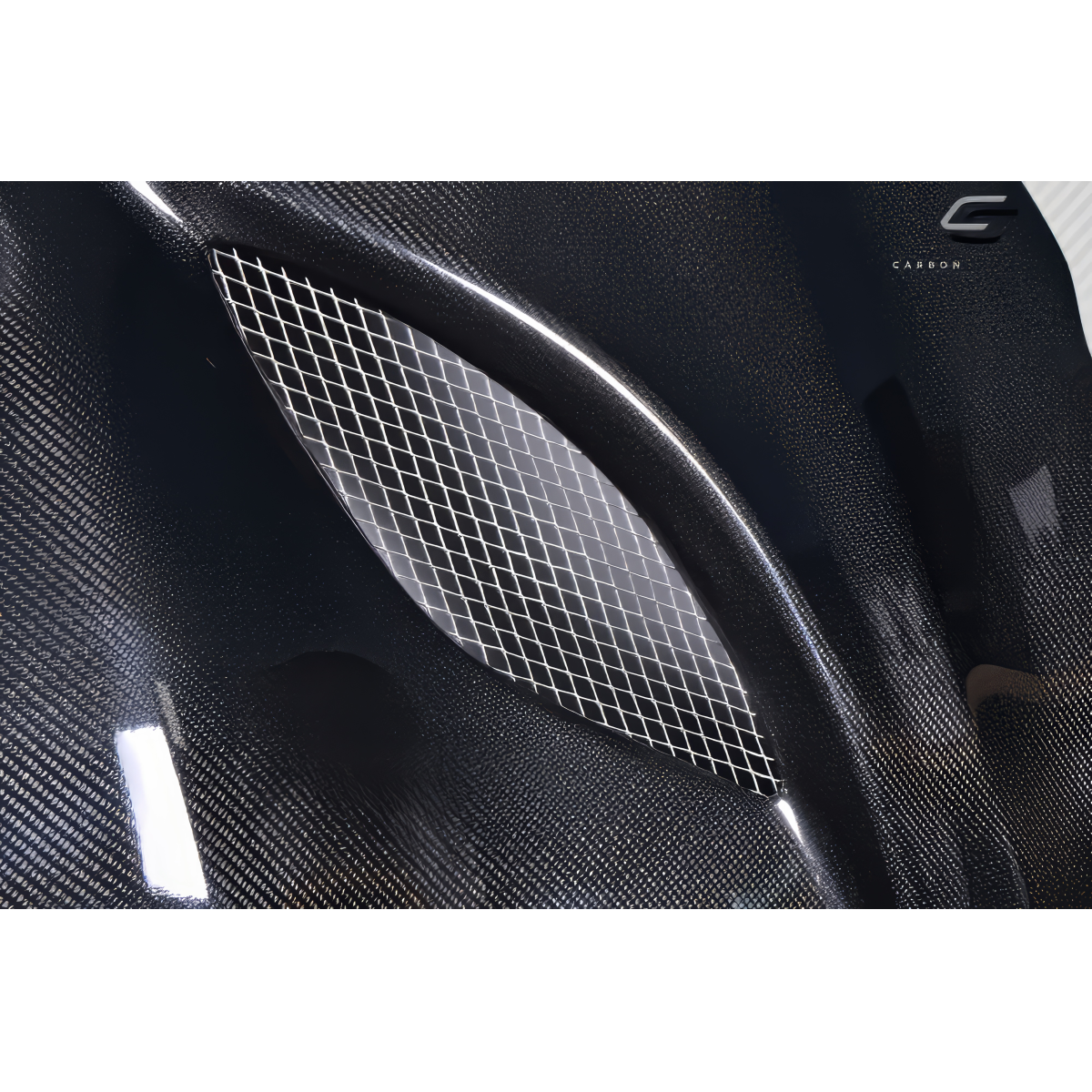 Modify your Jeep Cherokee 2011 with our Exterior/Hoods - Image shows hood at an angled top view