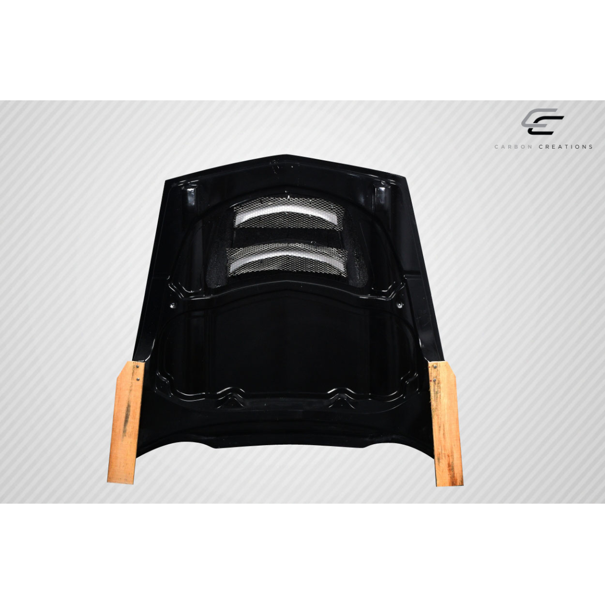 Modify your Chevrolet Corvette 2014 with our Exterior/Hoods - The part is shown from a top-down angle