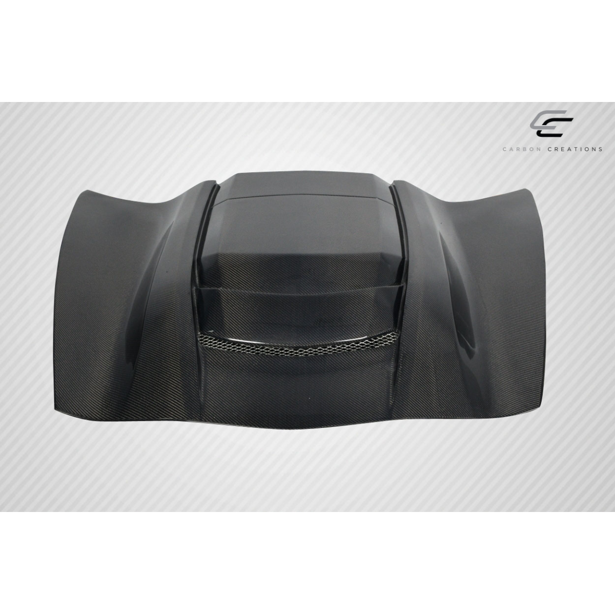 Modify your Chevrolet Corvette 2014 with our Exterior/Hoods - Top down view of the carbon fiber hood