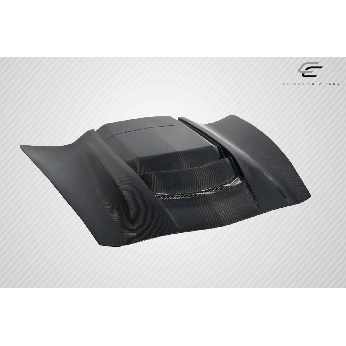 Modify your Chevrolet Corvette 2014 with our Exterior/Hoods - Top down view of the carbon fiber hood