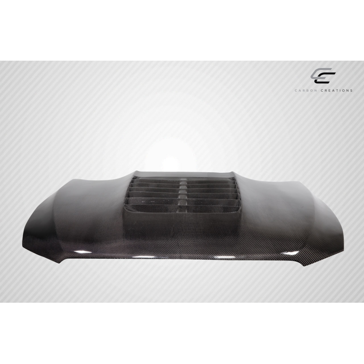 Modify your Ford Taurus 2013 with our Exterior/Hoods - Front view perspective of hood at slight angle