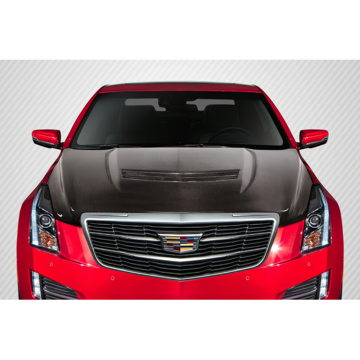 Modify your Cadillac ATS 2012 with our Exterior/Hoods - Front view of the Cadillac ATS hood part