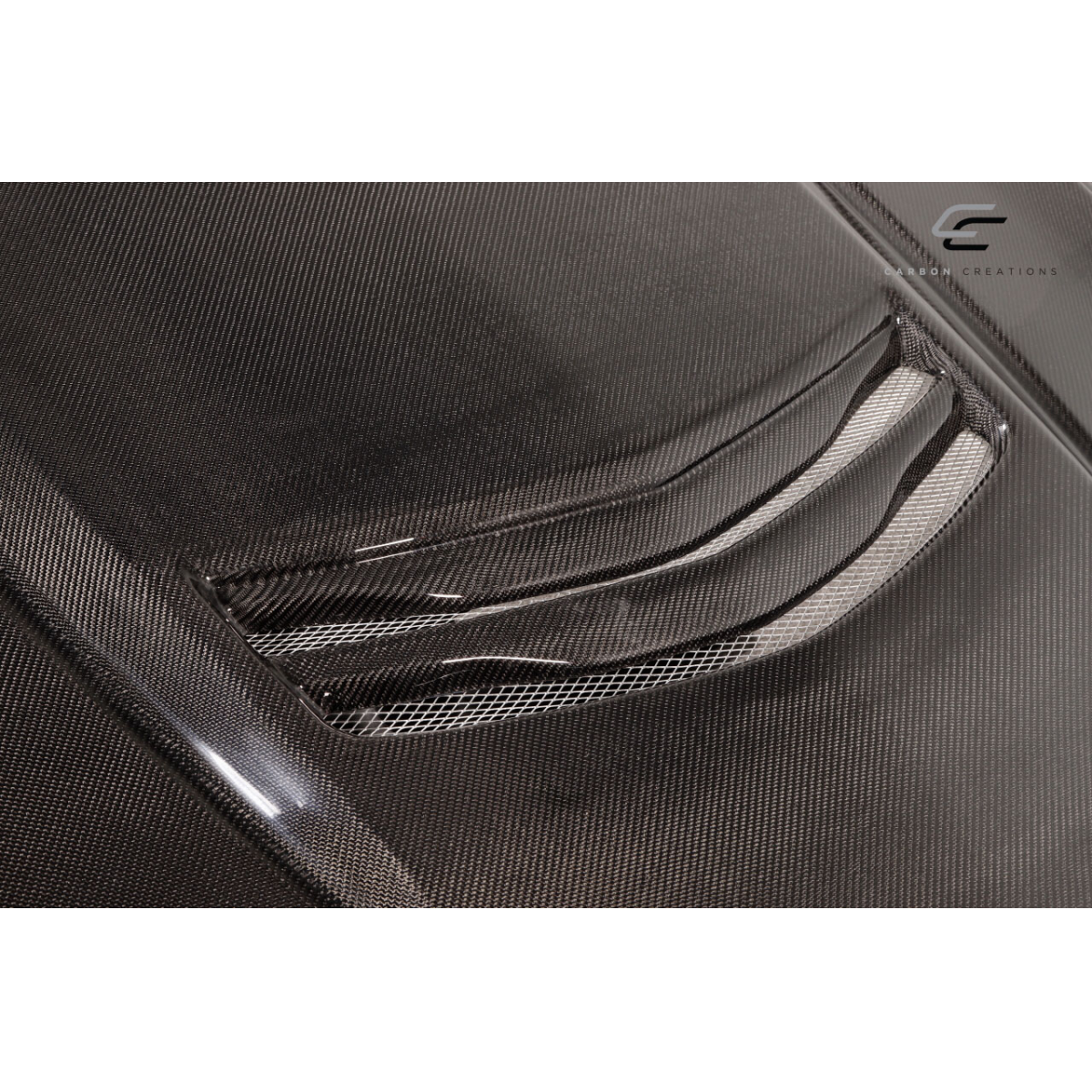 Modify your Cadillac ATS 2012 with our Exterior/Hoods - View is from a top angle showing hood detail