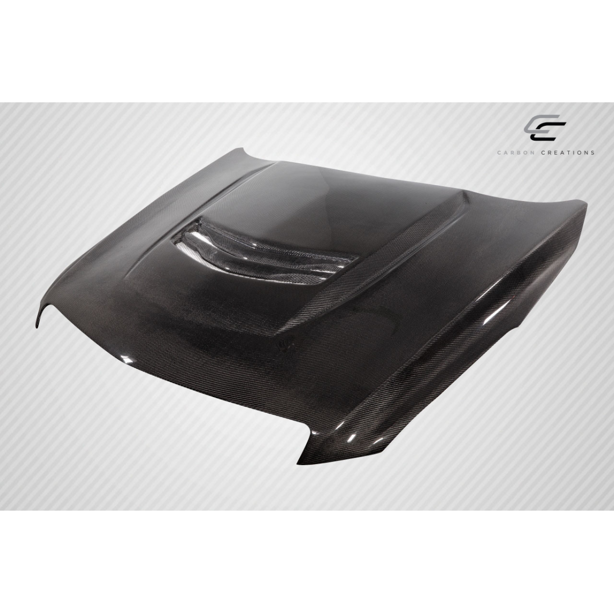 Modify your Cadillac ATS 2012 with our Exterior/Hoods - Viewed from a slight overhead angle