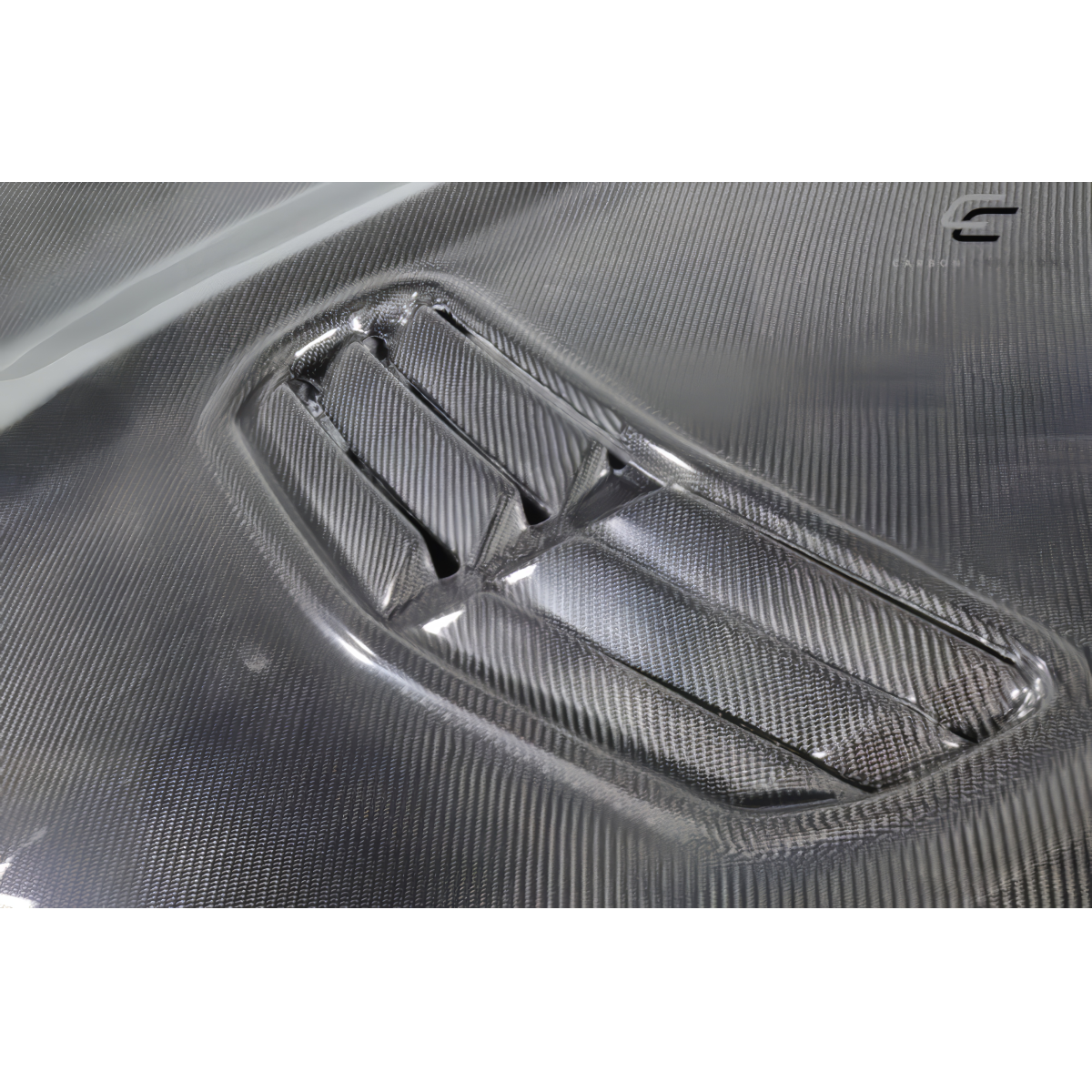 Modify your Chevrolet Camaro 2016 with our Exterior/Hoods - Image shows hood from a top down angle