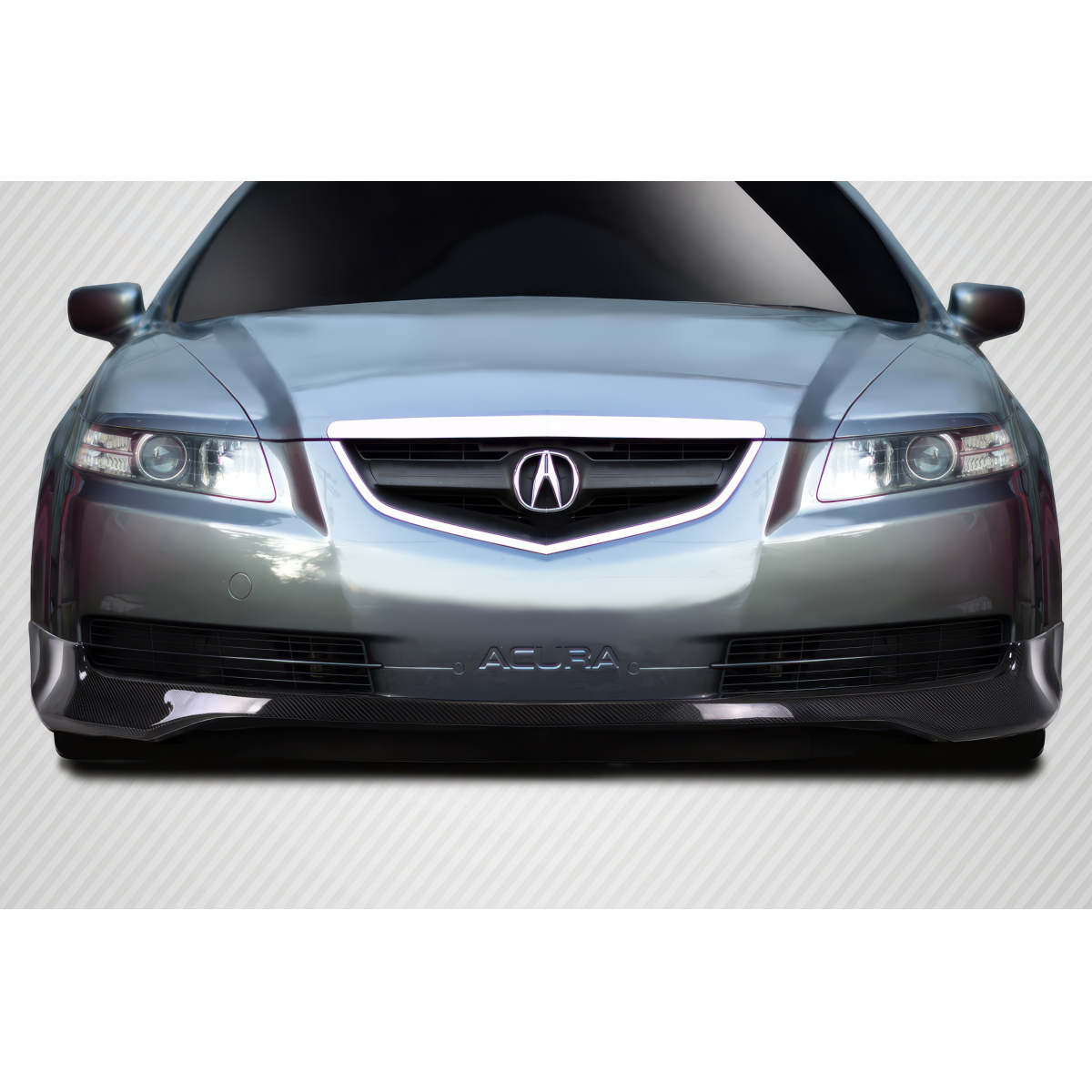 Modify your Acura TL 2004 with our Exterior/Front Bumpers or Lips - Front view of the Acura TL in an angled perspective