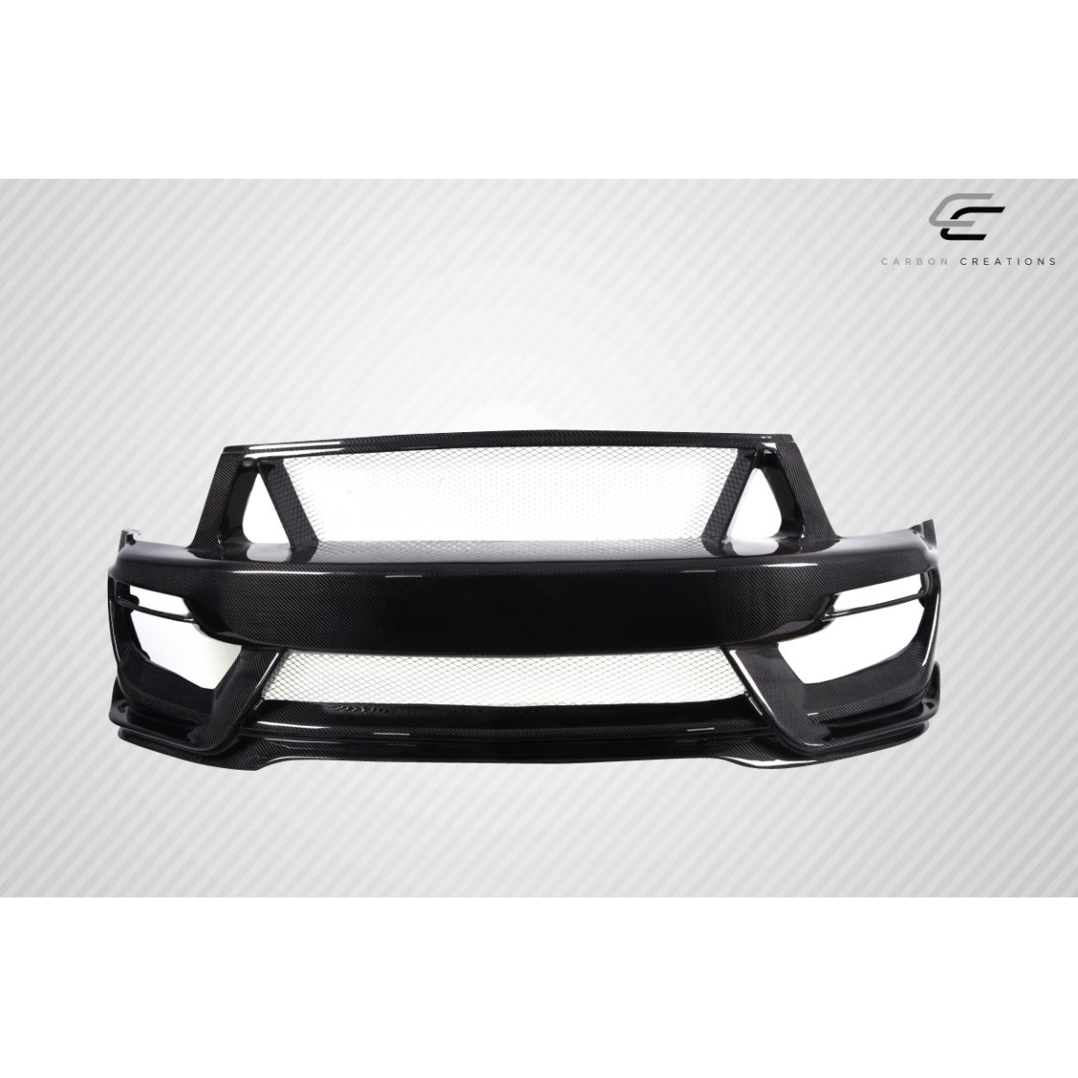 Modify your Ford Mustang 2005 with our Exterior/Front Bumpers or Lips - Front view at a straight angle