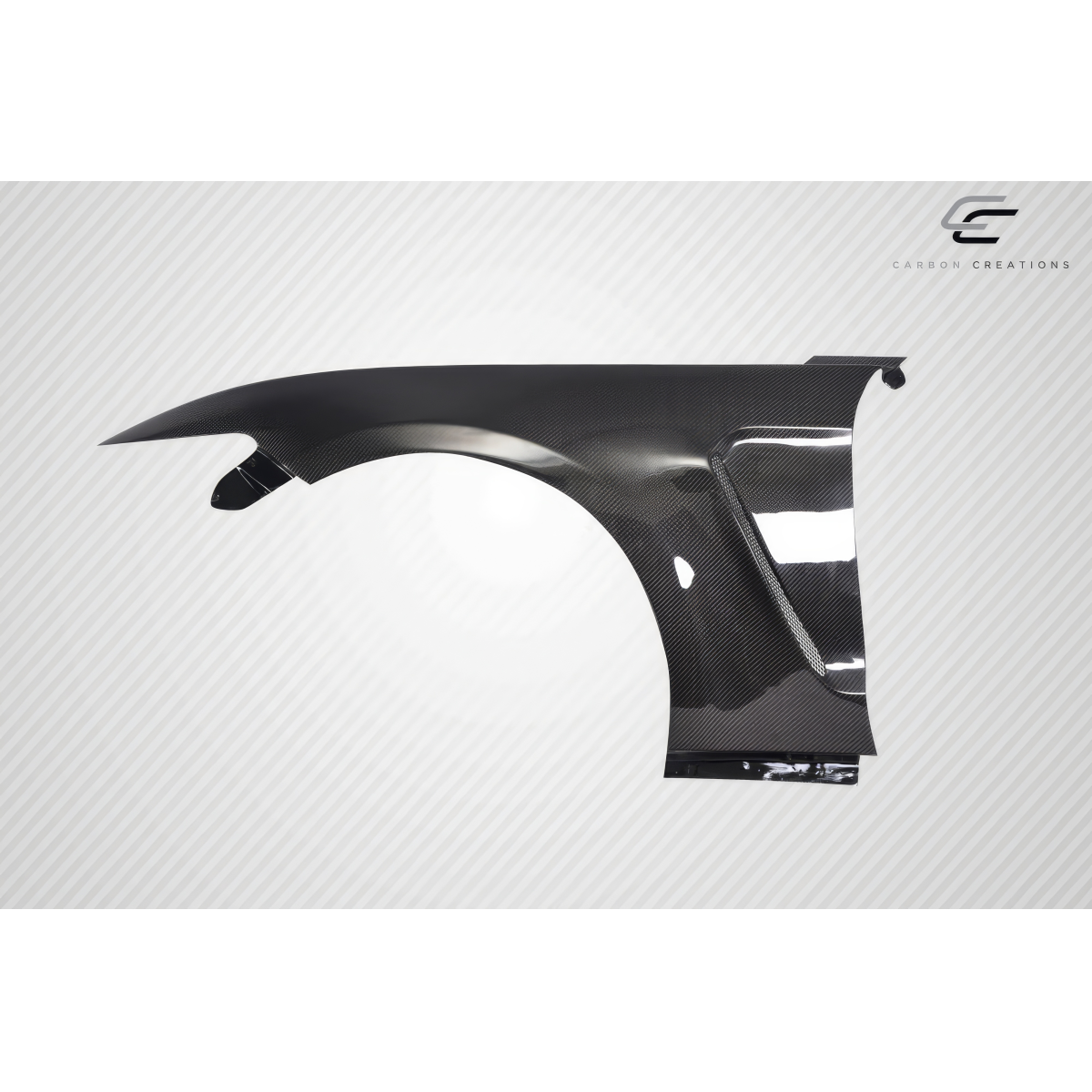 Modify your Ford Mustang 2015 with our Exterior/Fenders - Angled view of car fender from side