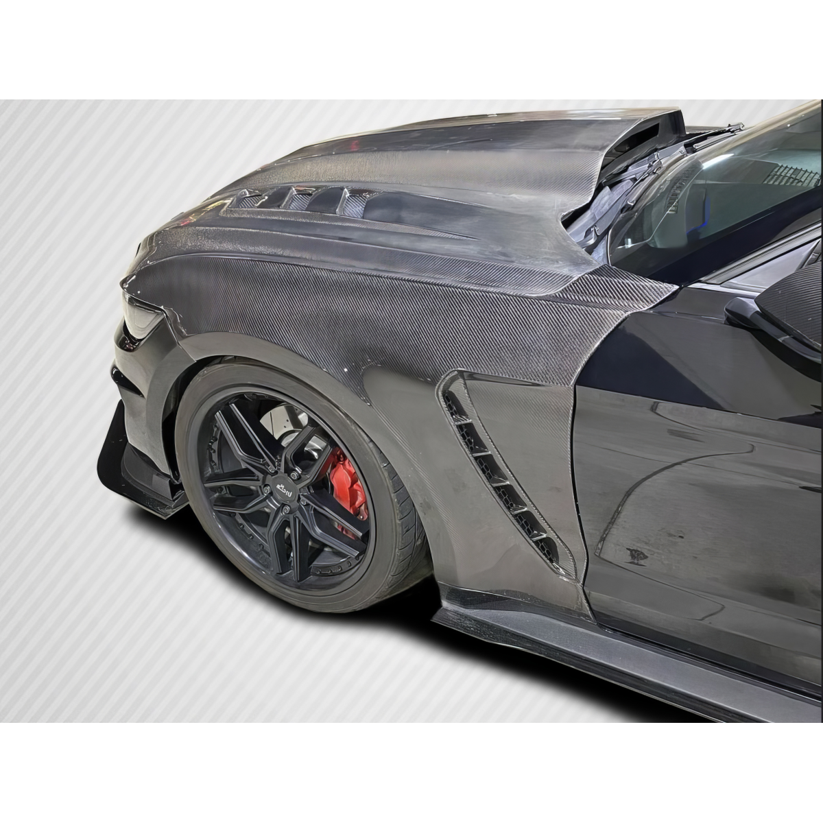 Modify your Ford Mustang 2015 with our Exterior/Fenders - The image shows a close side angle view