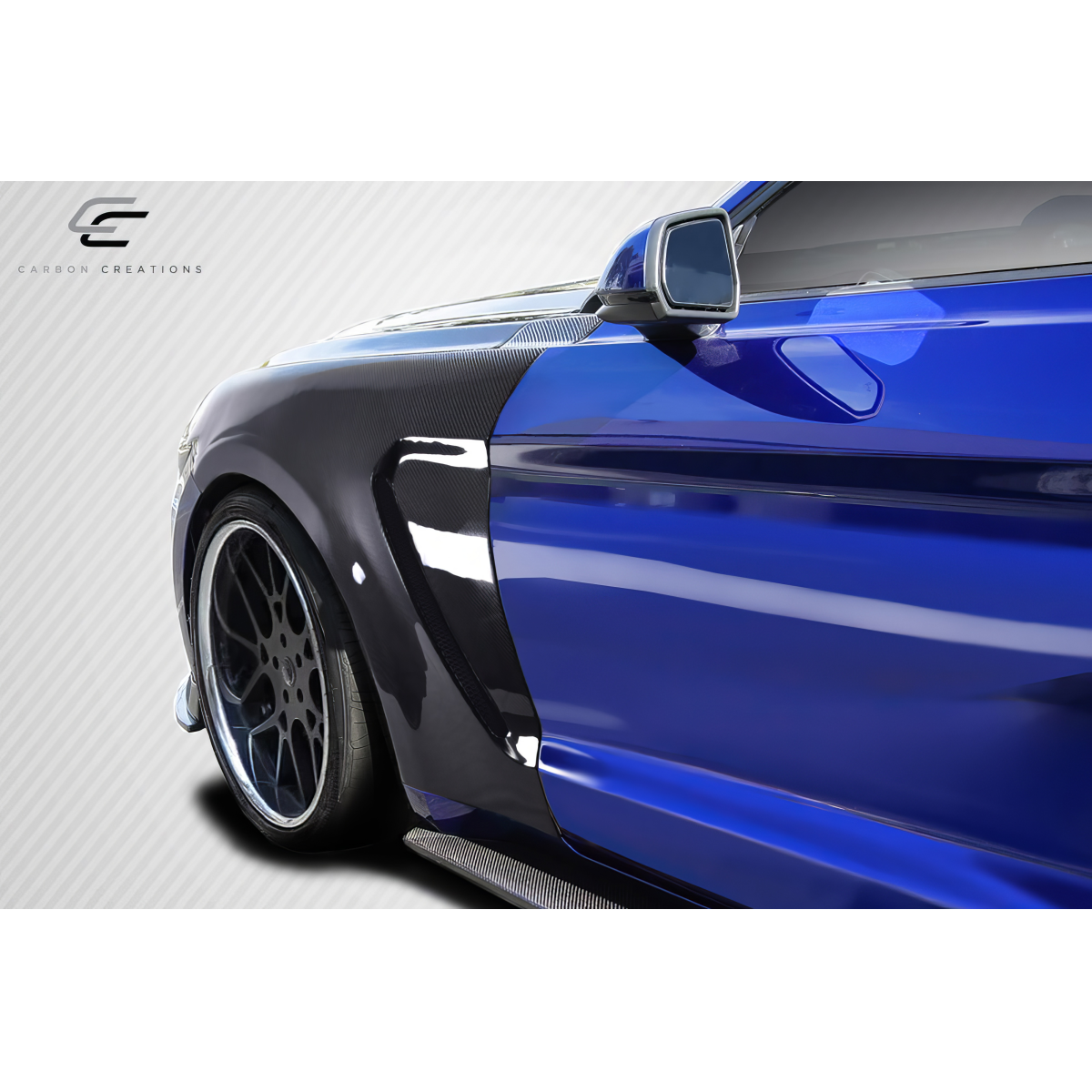 Modify your Ford Mustang 2015 with our Exterior/Fenders - The image shows a close side angle view