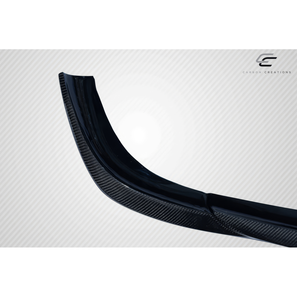 Modify your Mercedes-Benz CLS-Class 2012 with our Exterior/Front Bumpers or Lips - Front view of the carbon fiber lip spoiler