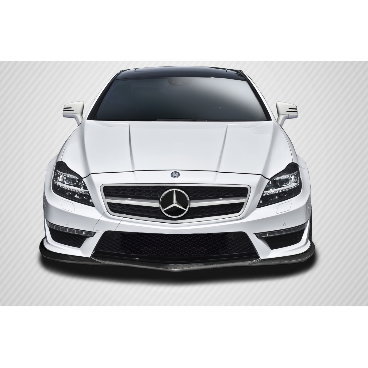 Modify your Mercedes-Benz CLS-Class 2012 with our Exterior/Front Bumpers or Lips - Frontal view of the vehicle part