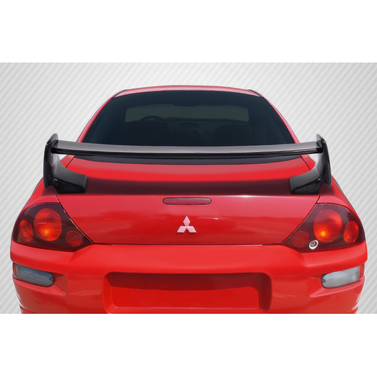 Modify your Mitsubishi Eclipse 2000 with our Exterior/Wings - Rear view of vehicle at slight upward angle