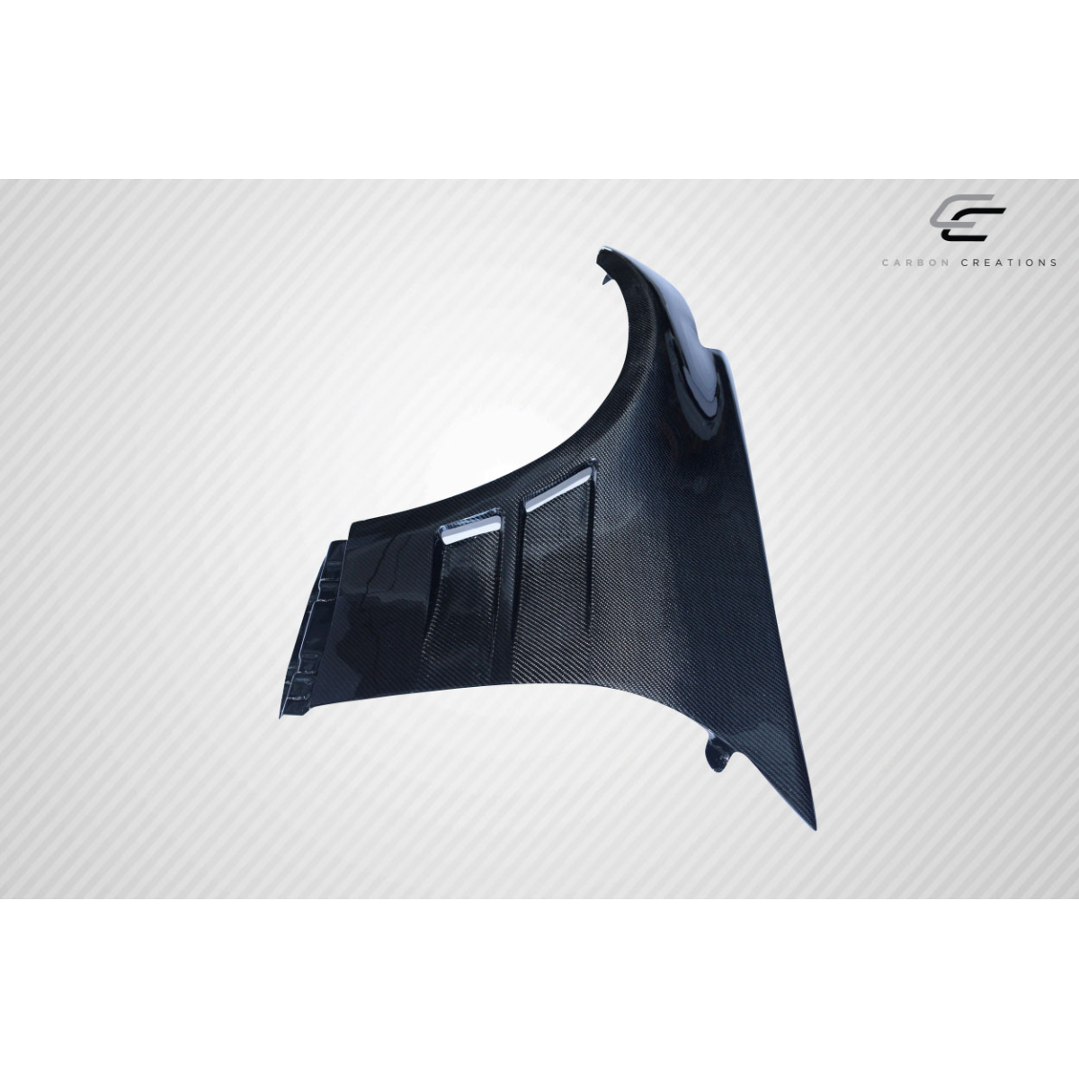 Modify your Nissan 350Z 2003 with our Exterior/Fenders - Angled view showcasing the carbon fiber fender