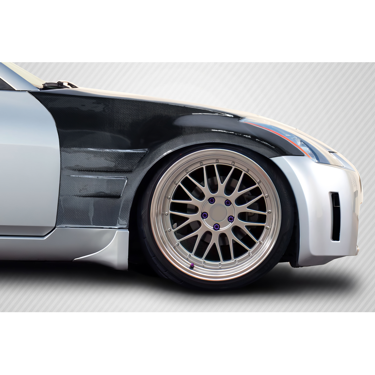 Modify your Nissan 350Z 2003 with our Exterior/Fenders - Image is viewed from the side at a slight angle