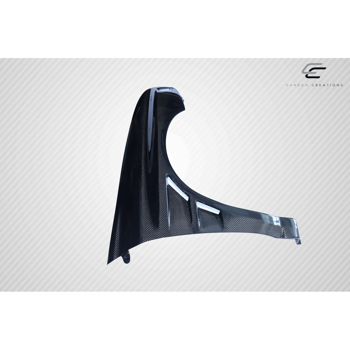 Modify your Subaru Impreza 2002 with our Exterior/Fenders - Side angle view of carbon fiber fender