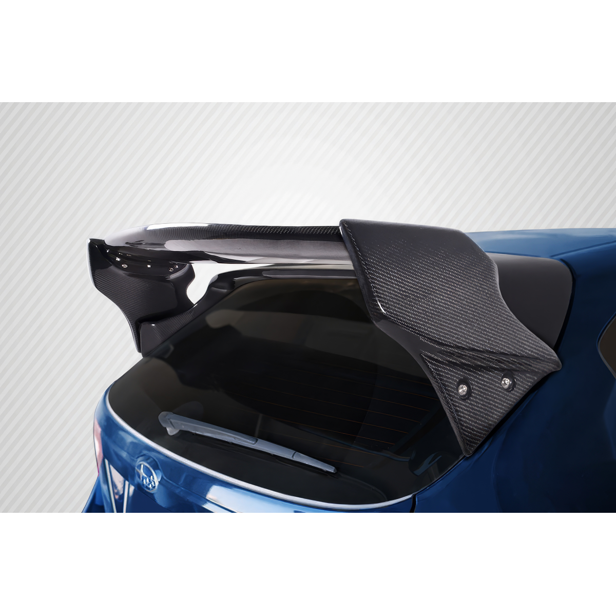 Modify your Subaru Impreza 2008 with our Exterior/Wings - Spoiler viewed from a slight angle behind