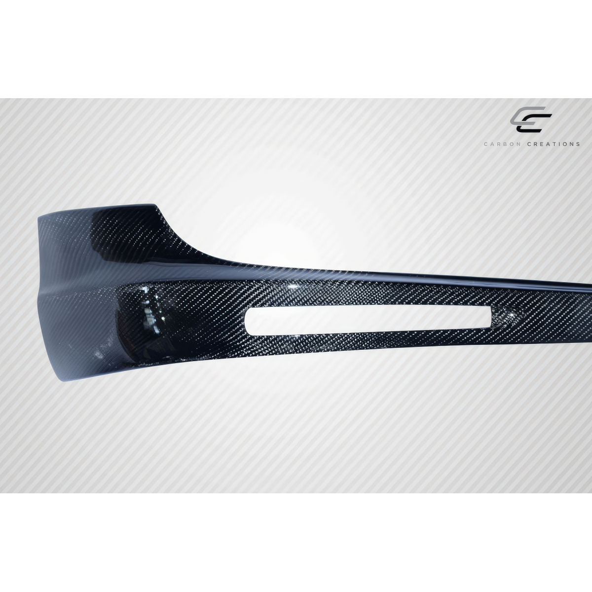 Modify your Tesla 3 2018 with our Exterior/Front Bumpers or Lips - Part shown at a side angle view for visibility