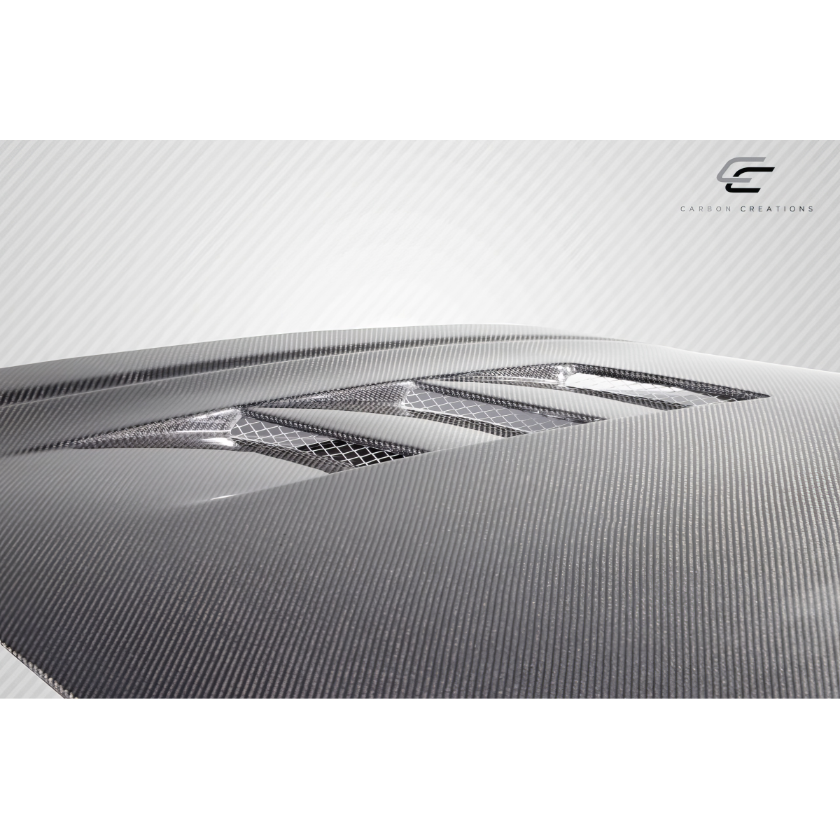 Modify your Honda Accord 2008 with our Exterior/Hoods - Viewed from a slight top angle showing details