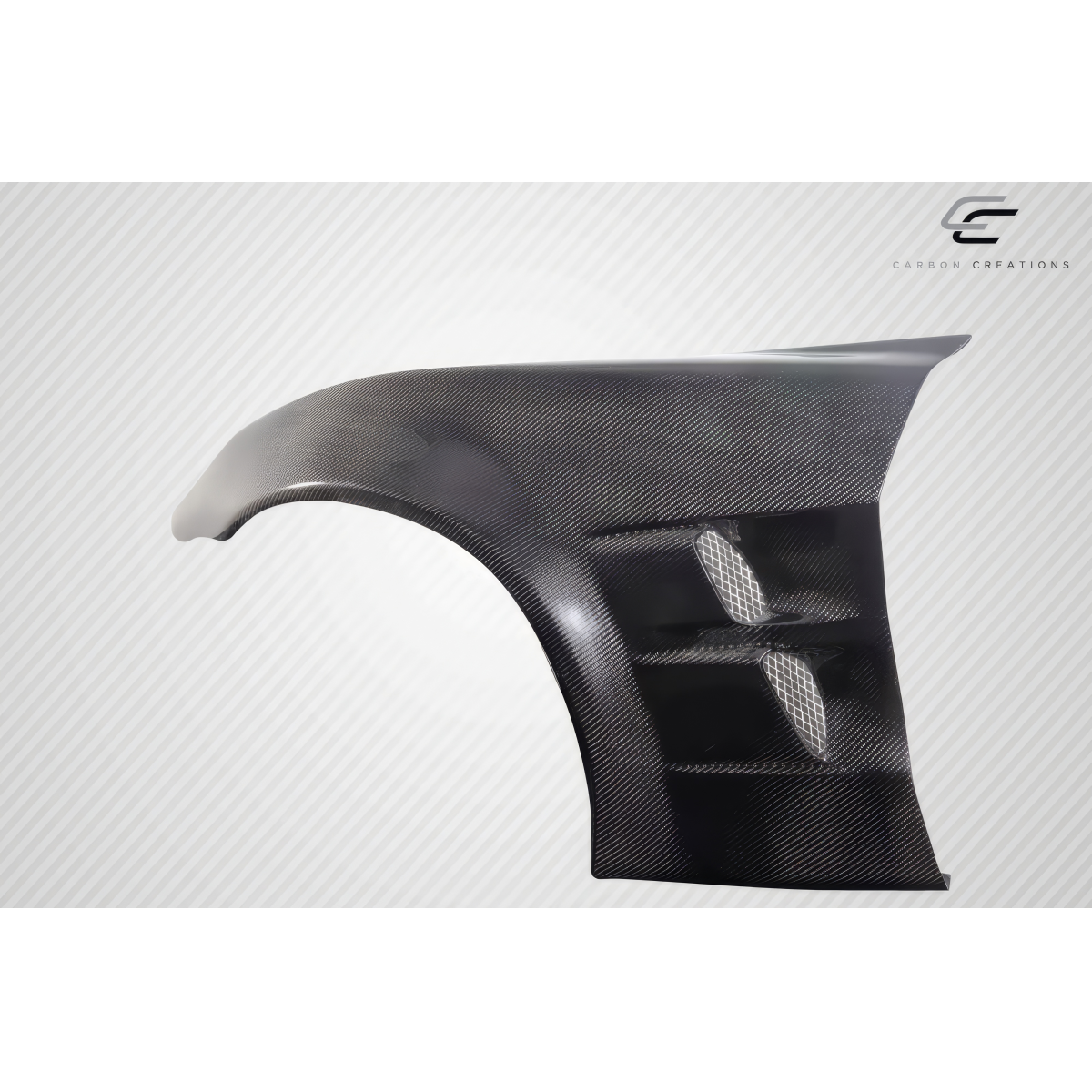 Modify your Chevrolet Corvette 2005 with our Exterior/Fenders - Angled view showcasing carbon fiber design