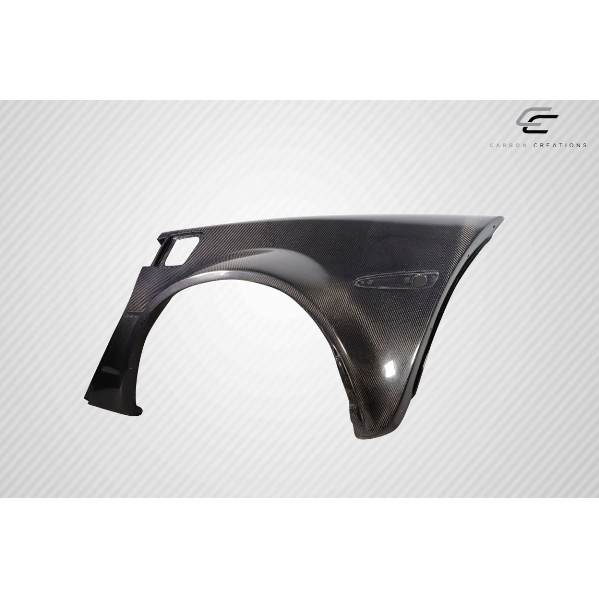 Modify your Chevrolet Corvette 2005 with our Exterior/Fenders - Angled view showcasing carbon fiber fender part