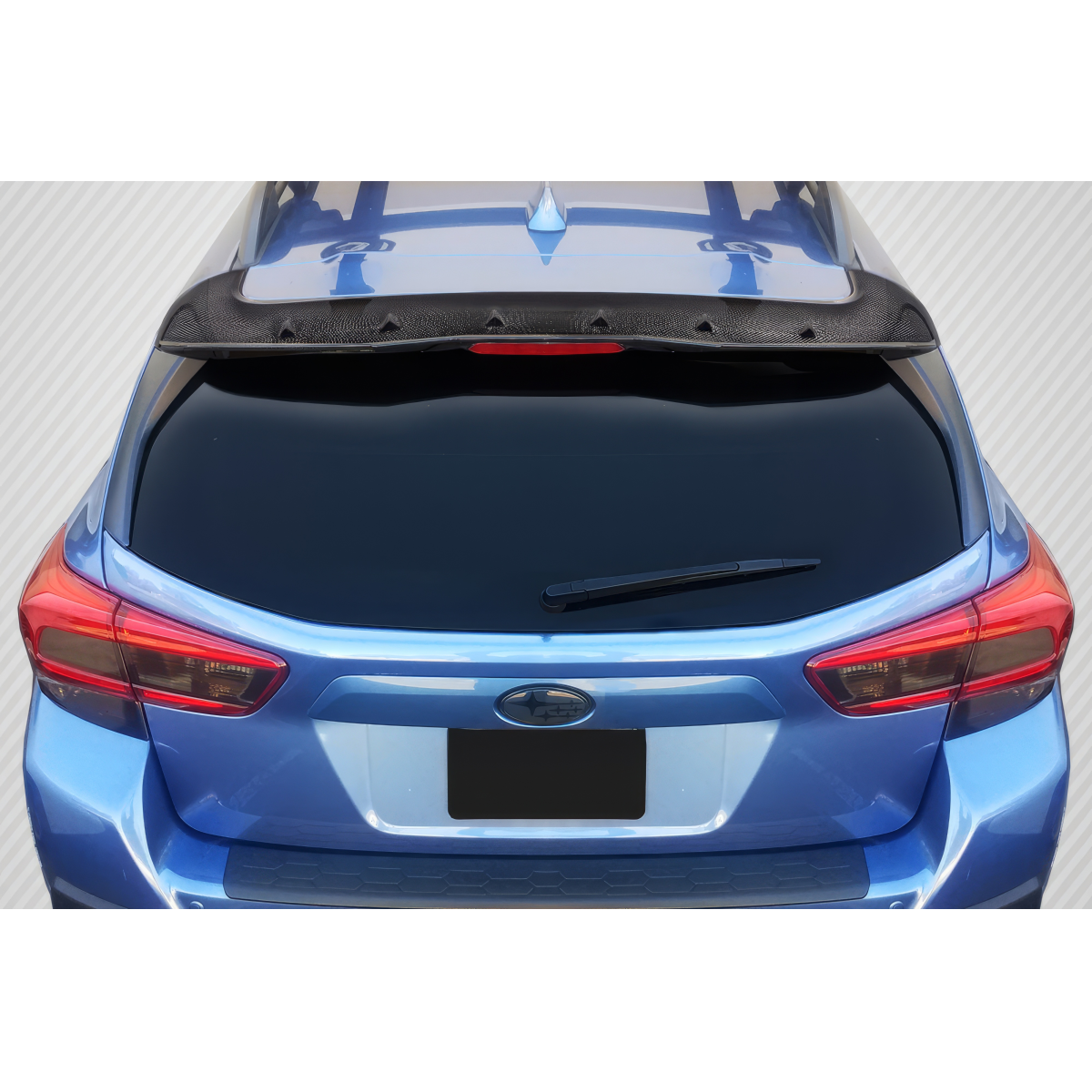 Modify your Subaru Crosstrek 2018 with our Exterior/Wings - Viewed from above at a rear angle