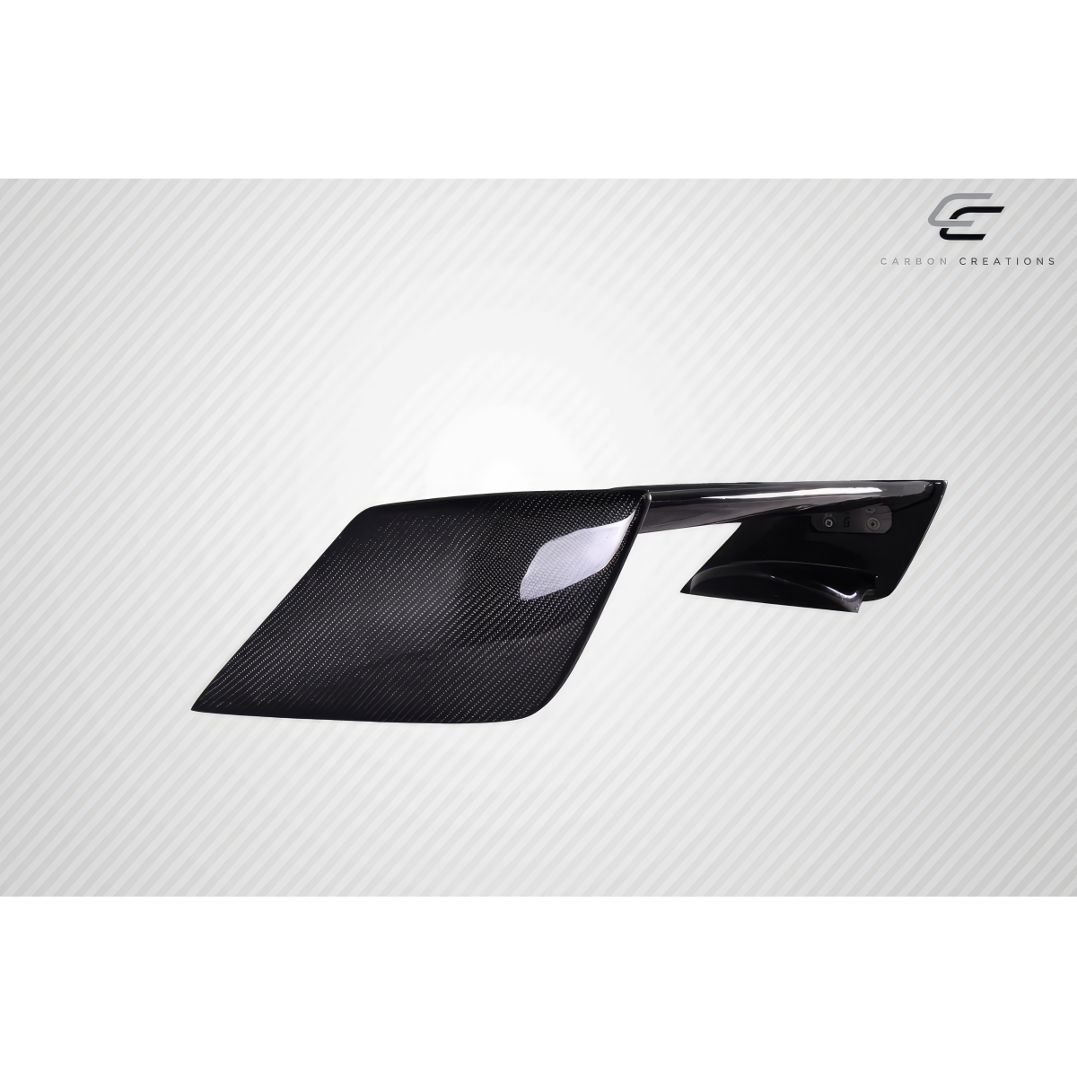 Modify your Chevrolet Cruze 2011 with our Exterior/Wings - Angle shows side view of wing spoiler