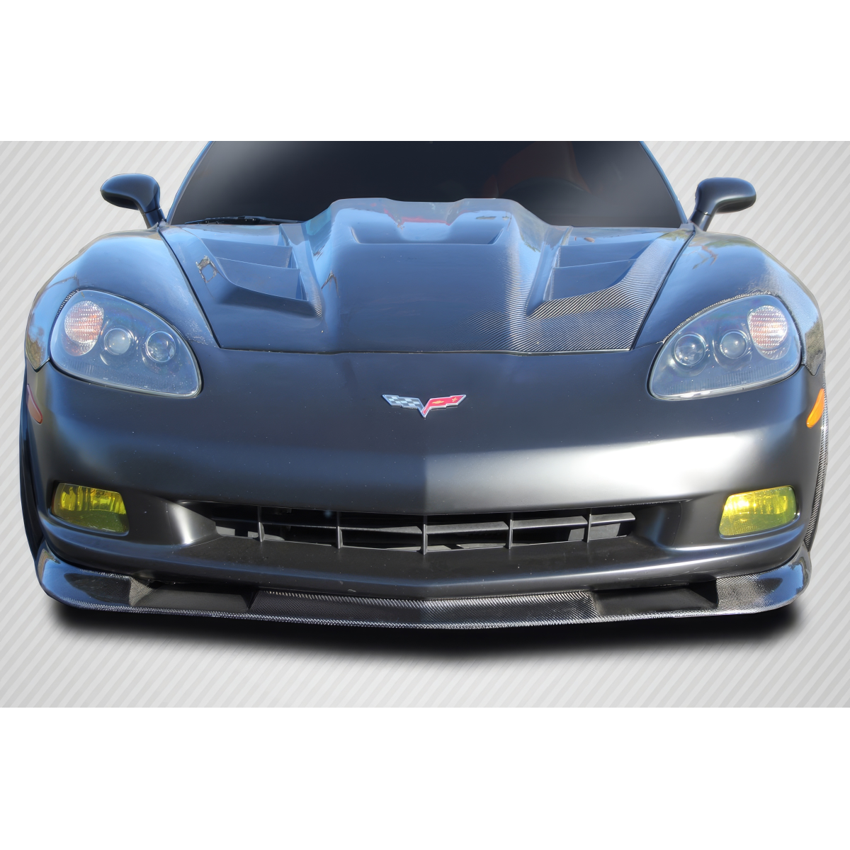 Modify your Chevrolet Corvette 2005 with our Exterior/Other Exterior - Front view of part at a straight angle