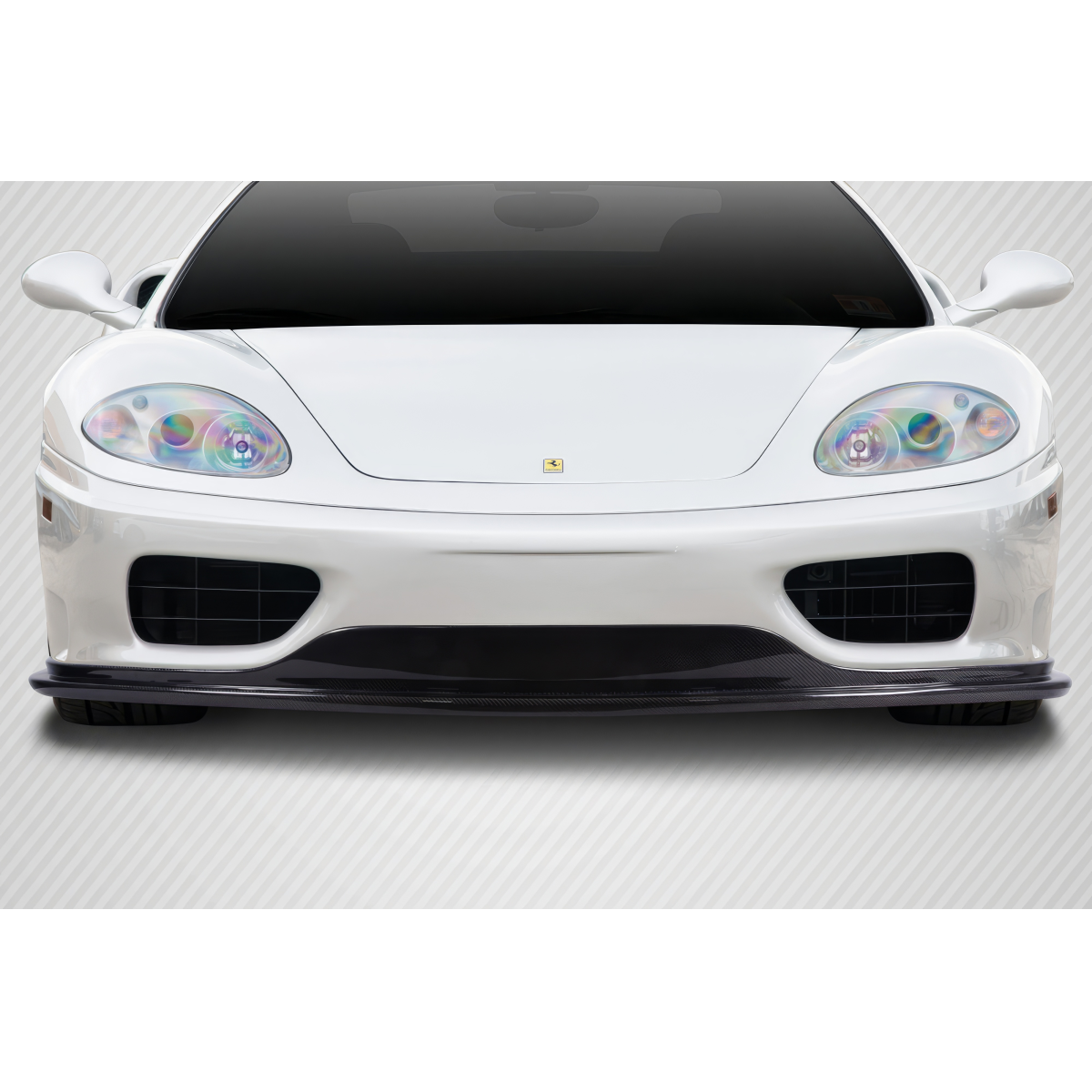 Modify your Ferrari 360 1999 with our Exterior/Front Bumpers or Lips - Front view of vehicle with slight upward angle