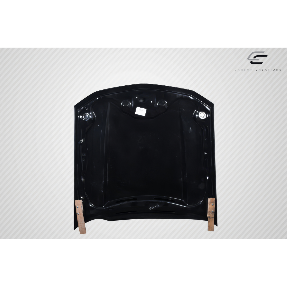 Modify your Ford Mustang 2005 with our Exterior/Hoods - Part viewed from a top-down angle