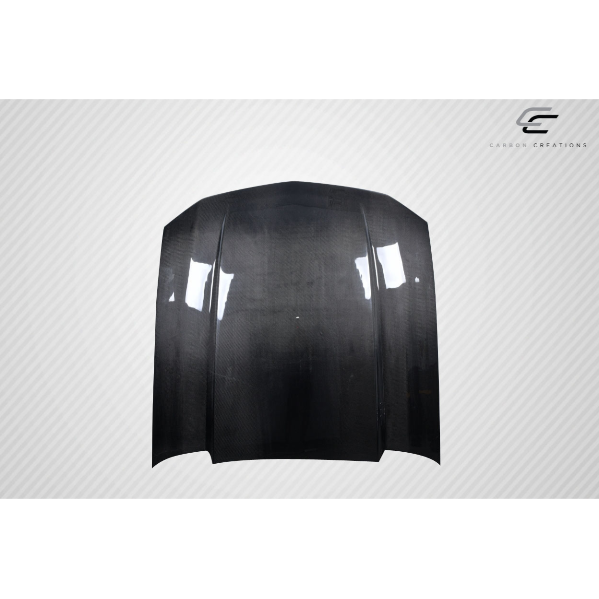 Modify your Ford Mustang 2005 with our Exterior/Hoods - The hood is seen from a top-down angle