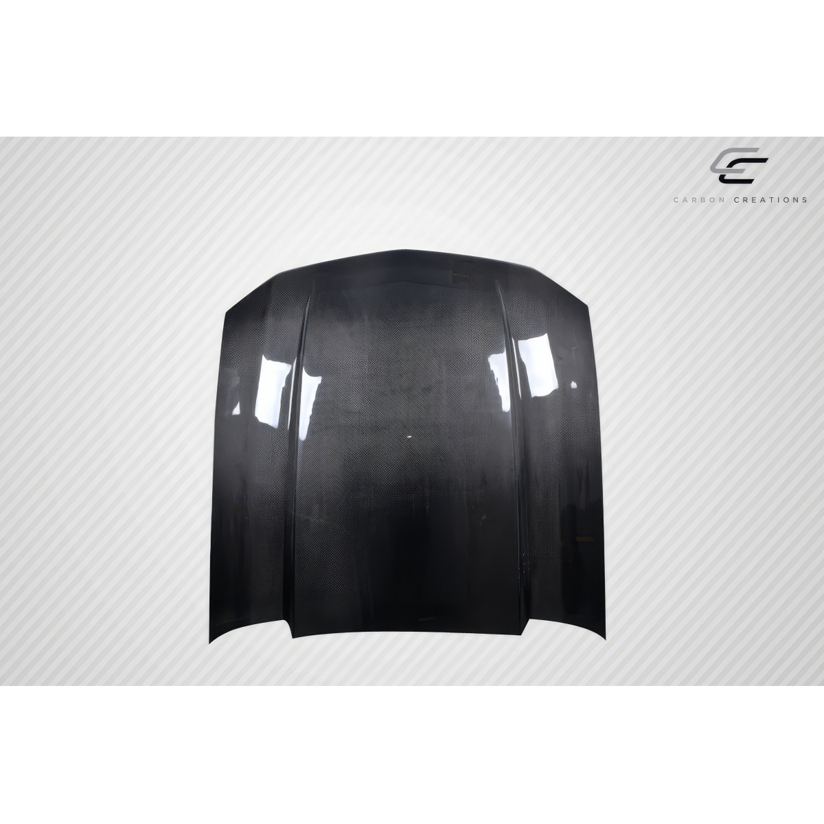 Modify your Ford Mustang 2005 with our Exterior/Hoods - Top view at a slight angle showing cowl hood