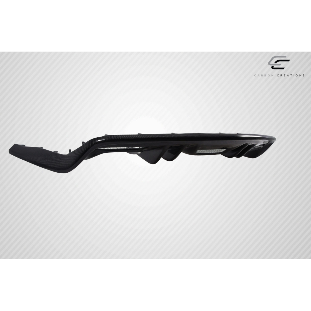 Modify your Ford Mustang 2015 with our Exterior/Diffusers - Side angle view of rear diffuser part