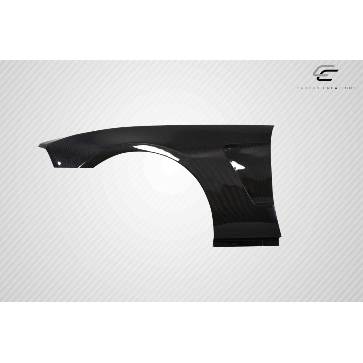 Modify your Ford Mustang 2010 with our Exterior/Fenders - Side angle showcasing fender design