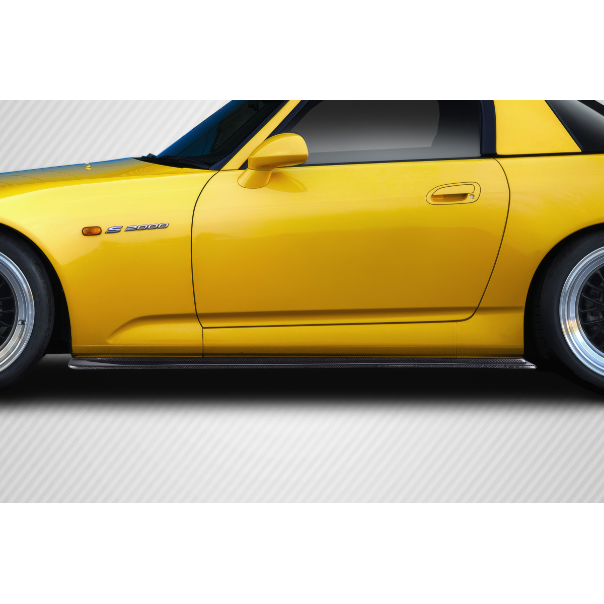 Modify your Honda S2000 2000 with our Exterior/Other Exterior - Side view of the car at eye level