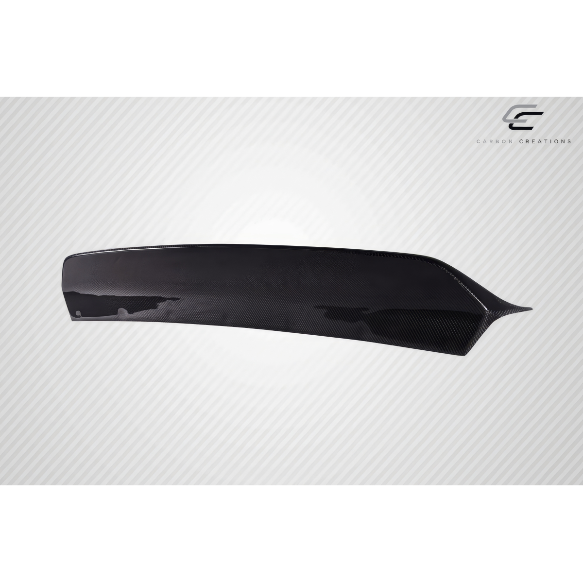 Modify your Mitsubishi Evolution 2002 with our Exterior/Wings - Angle view of the carbon fiber wing spoiler