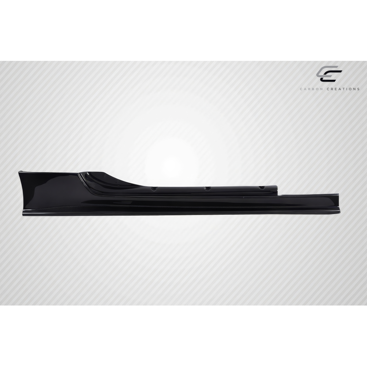 Modify your Nissan 370Z 2009 with our Exterior/Side Skirts - Profile view of side skirt part at horizontal angle