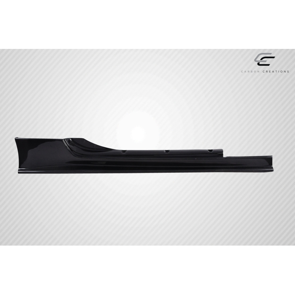 Modify your Nissan 370Z 2009 with our Exterior/Side Skirts - Side view of carbon fiber side skirt part