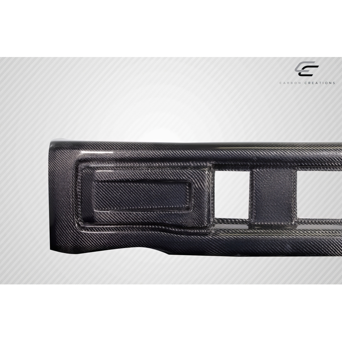 Modify your Ford F-150 2015 with our Exterior/Front Bumpers or Lips - Front view of the carbon fiber bumper part