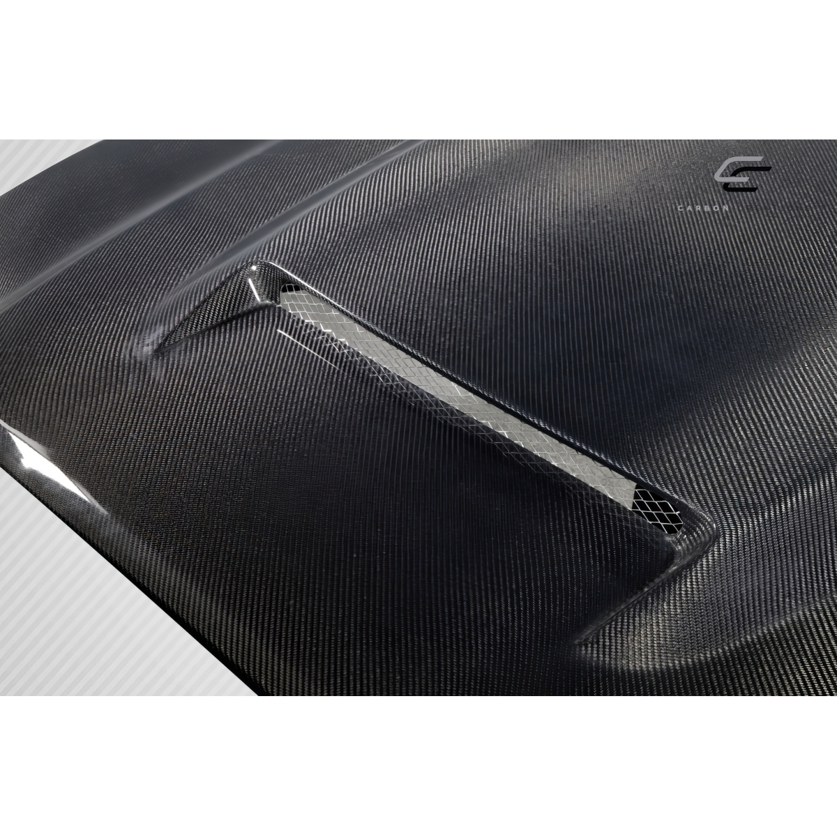 Modify your Toyota Tacoma 2016 with our Exterior/Hoods - The part is shown from a direct overhead angle