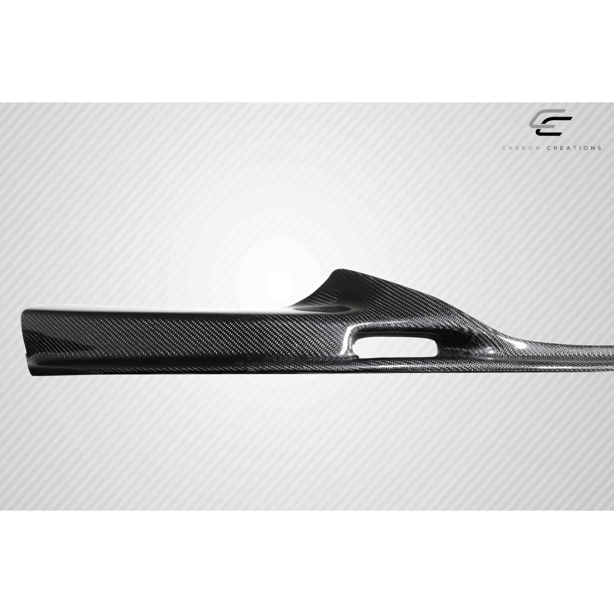 Modify your BMW 2-Series 2014 with our Exterior/Front Bumpers or Lips - Side profile view of carbon fiber front lip